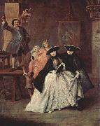 Pietro Longhi The Charlatan, oil